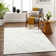 Tapis marocain noir / blanc Anevaeh