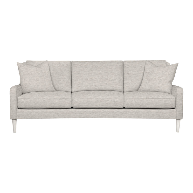 Canapé à accoudoirs carrés 86,5 po Ease, Lin Impala 100% polyester, Casablanca