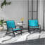 Chaise berçante confortable en maille