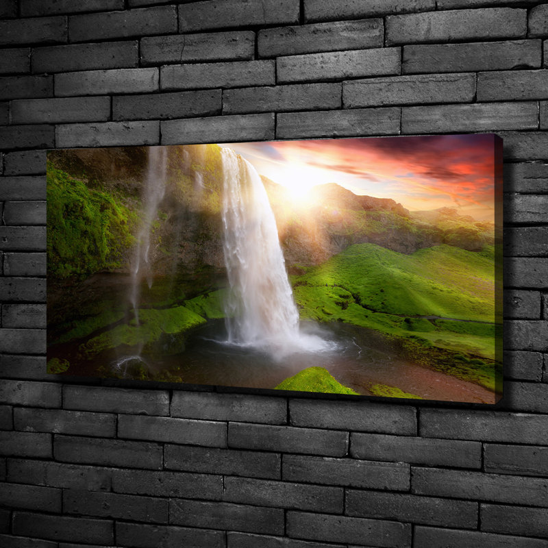 Waterfall - Wrapped Canvas Print