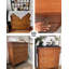 Commode 4 tiroirs rétro, bois classique