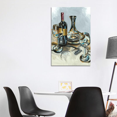 Wine With Dinner II by Heather A. French-Roussia - Wrapped Canvas Gallery-Wrapped Canvas Giclée