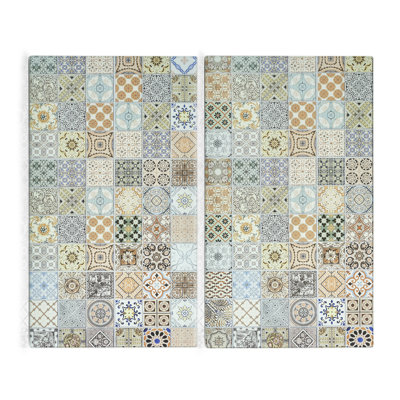 2-tlg. Schneidebretter-Set Hackney aus Glas