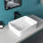 Davivy 19" Rectangular Ceramic Bathroom Vessel Sink Counter Top Sink White