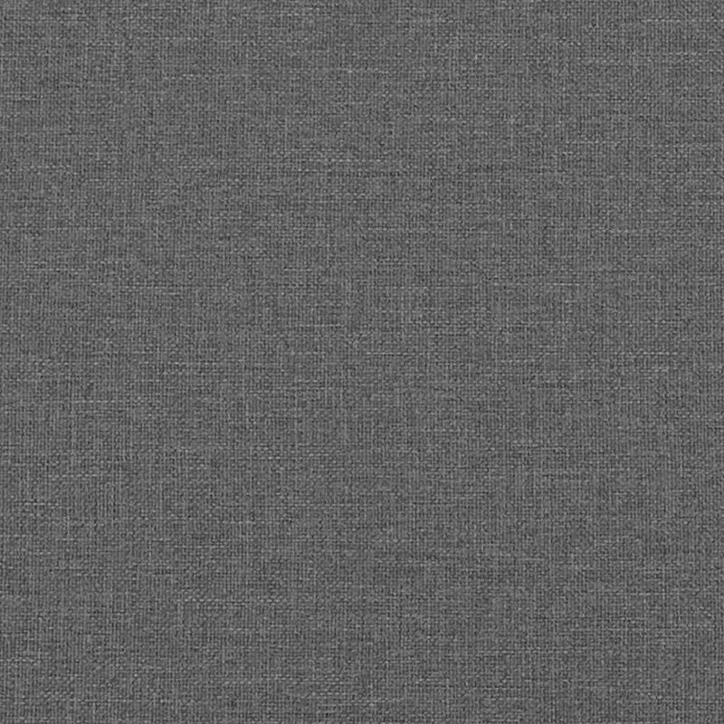 Canapé 3 pièces vidaXL avec coussin gris foncé, Neutre, Tissu gris foncé