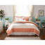 Ensemble d'édredon en coton percale 9 pièces Cottage Chic avec détails en dentelle et nervures, taille grand-122457497-122457499