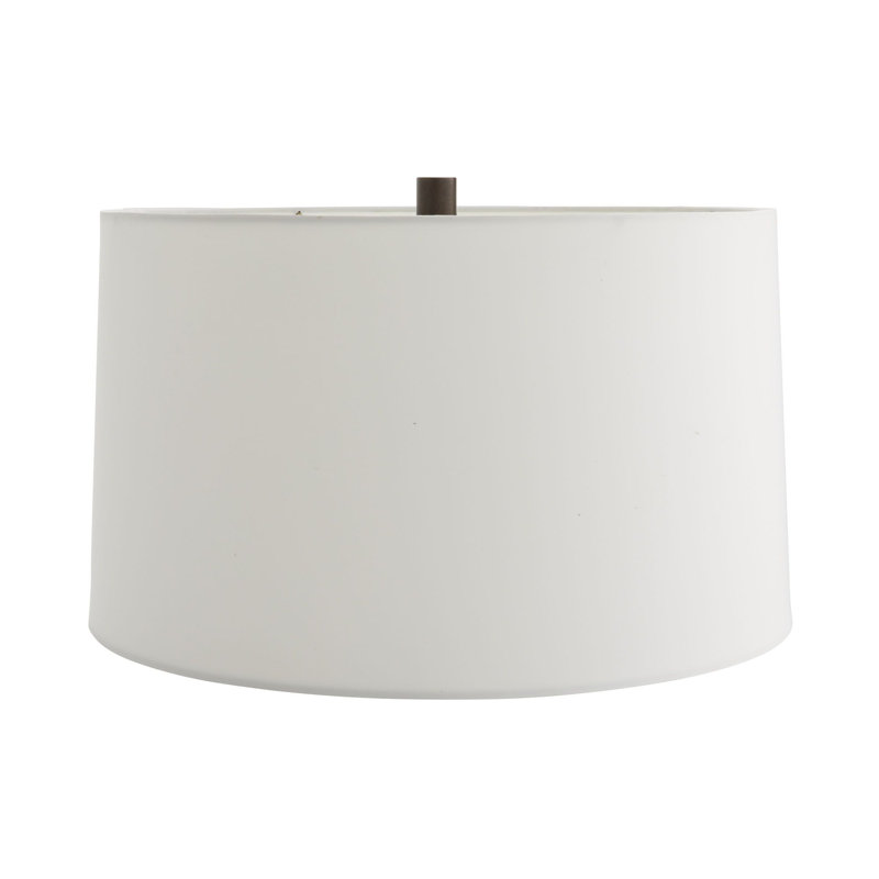 Nashik Table Lamp, White/Bronze