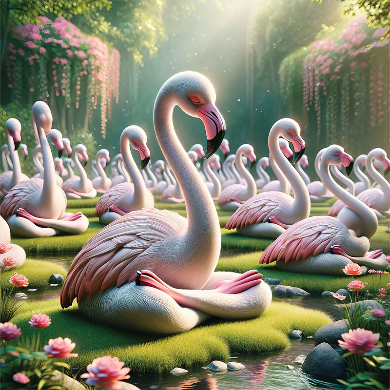 Flamingo Duvet Cover, Twin Duvet Cover + 1 Standard Shams