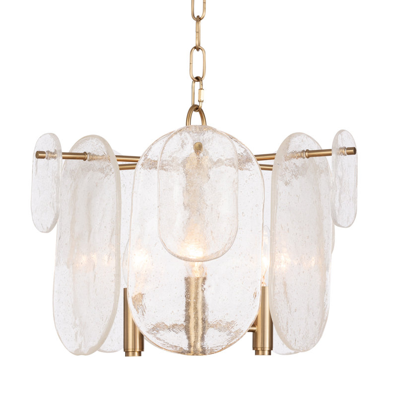Echo 3 - Light Pendant, Natural Brass