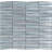 12"X12.9" Triangle Glass Mosaic Tile