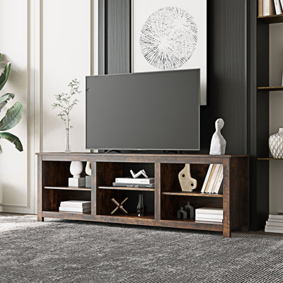 Meuble télé avec 6 compartiments de rangement