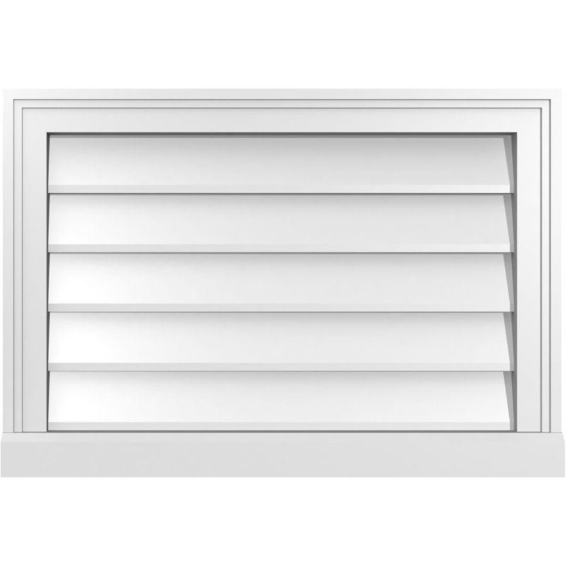 Cadre de seuil Brickmould, brun clair apprêté, H 18 po x l 26 po x P 2 po