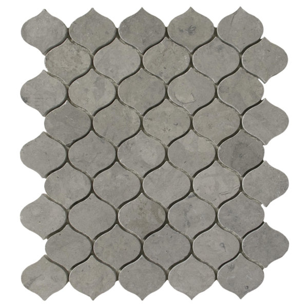 12" x 12" Marble Arabesque Mosaic Wall & Floor Tile