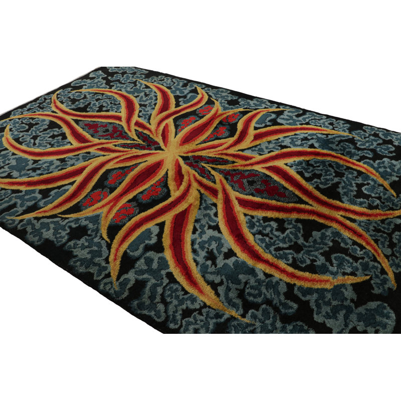 Hand Knotted Wool Area Rug