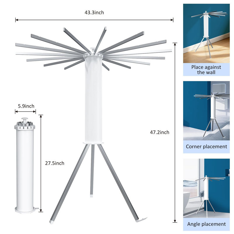 Foldable Portable Clothing Storage Rack