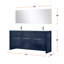 Ensemble de miroir et de meuble-lavabo double l 72 po x P 20 po Lafarre-97832478-113113852