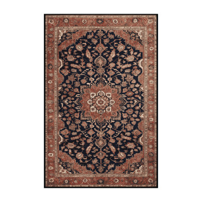 Tapis brun lavable à la machine