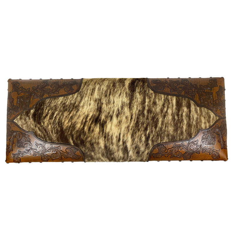 Aminah Upholstered Bench, Rust