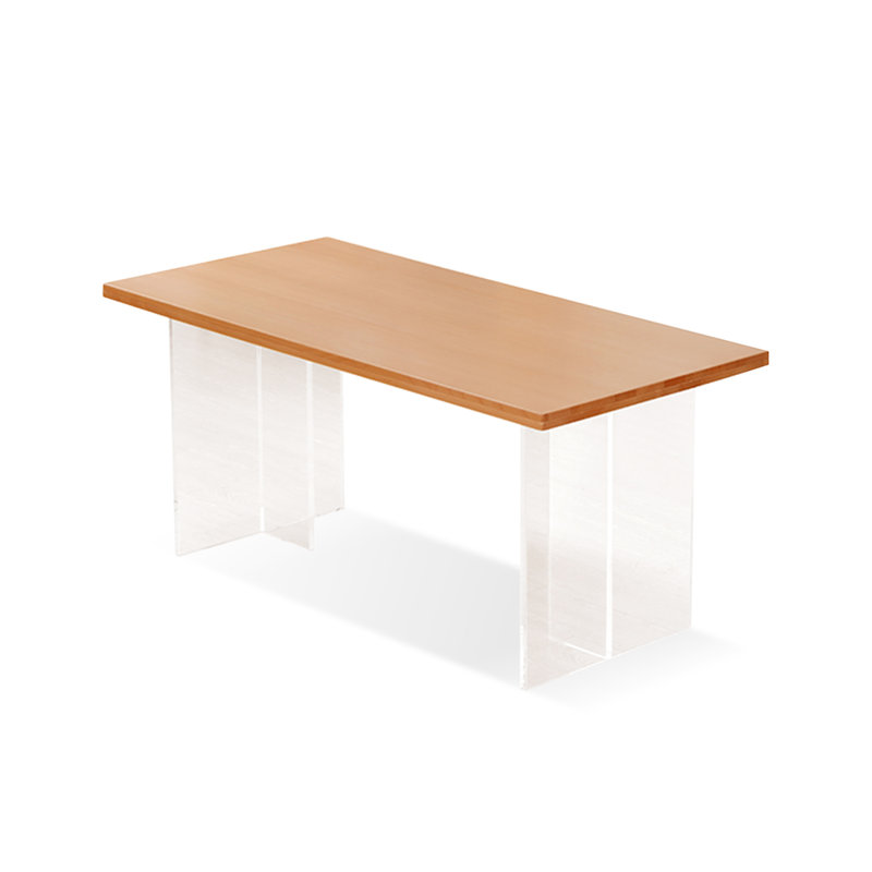 Table de salle à manger Burlywood, H 29,53 po x L 62,99 po x l 31,5 po
