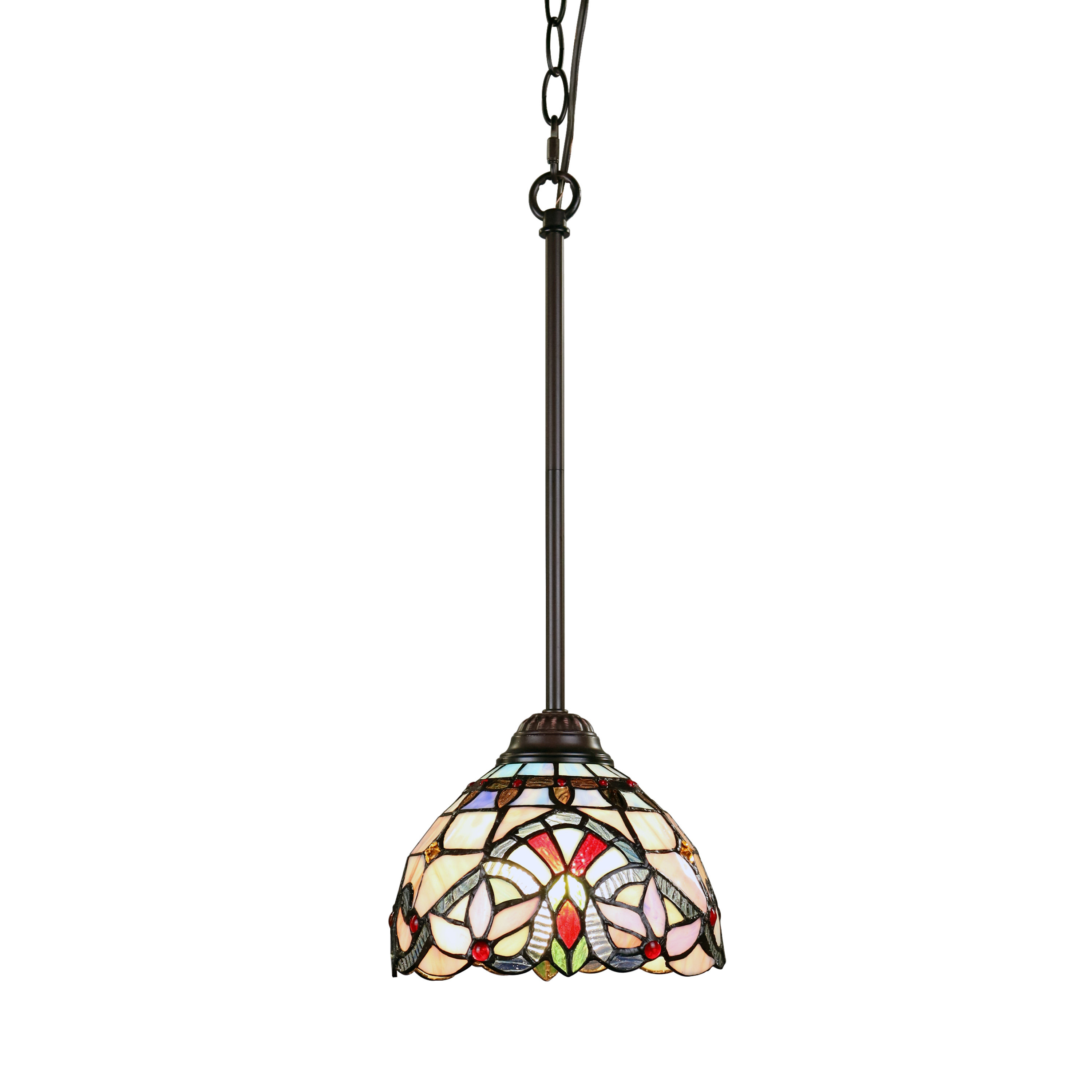 Fleur De Lis Living Pendarvis 1 - Light Dark Bronze Single Pendant ...