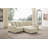 Reyanne 130 " Corduroy L-Shaped Corner Sectional with Ottoman