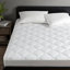 Surmatelas à poches profondes blanc-1100900370