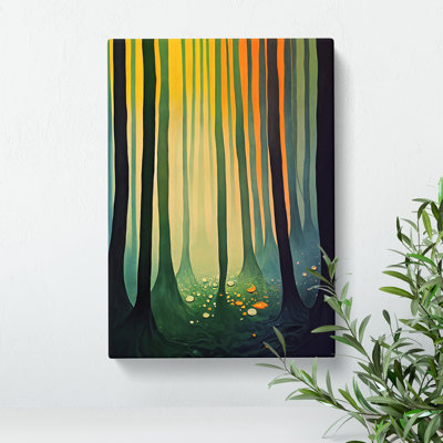 Elegant Forest - Wrapped Canvas Print