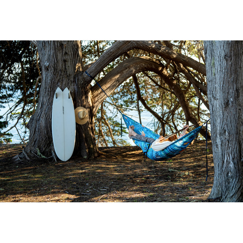 Fade Seaglass Print Double Camping Hammock
