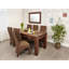 Arrighetto Extendable Walnut Solid Wood Dining Table