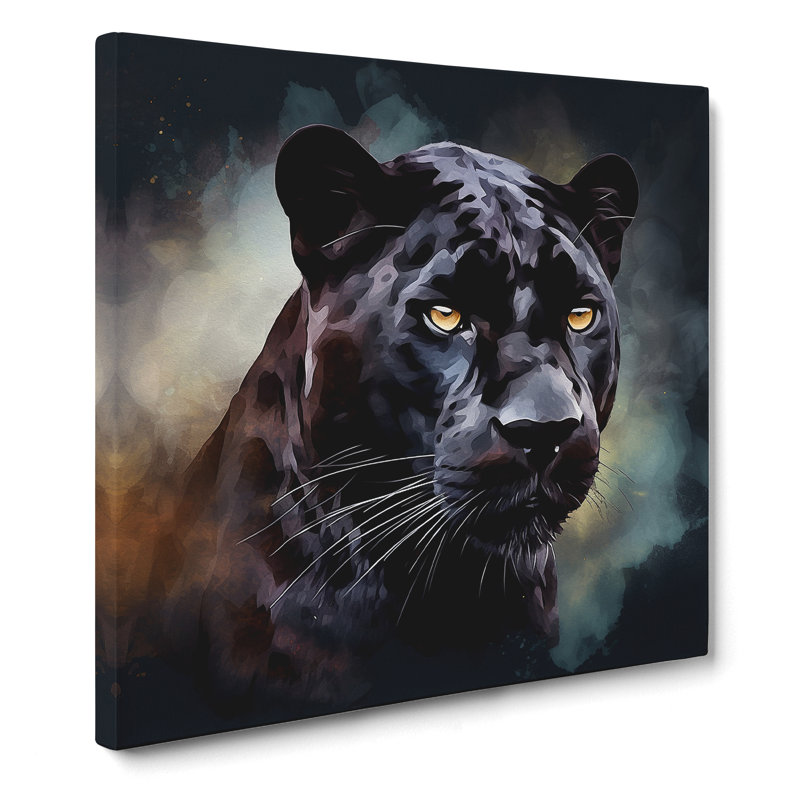 Panther No.1 - Wrapped Canvas, 50cm H x 50cm W x 3cm D