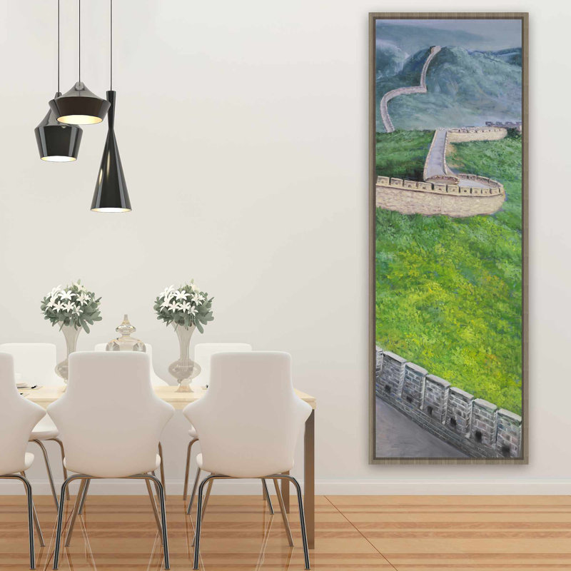 Grande muraille de Chine, art sur toile encadrée