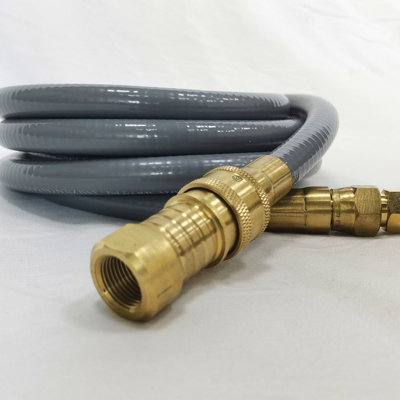 Tuyau de gaz naturel pour chauffe-terrasse et chauffe-eau Installation facile Raccords sécurisés Grils à livraison régulière Polyvalents avec raccords de haute qualité