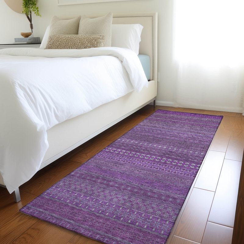 Tapis intérieur / extérieur Kinslee, Tapis de couloir 2 pi 3 po x 7 pi 6 po