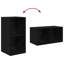 TV Cabinet Set Wall-Mounted 3 Pcs 37 X 37 X 107 Cm-1802983274
