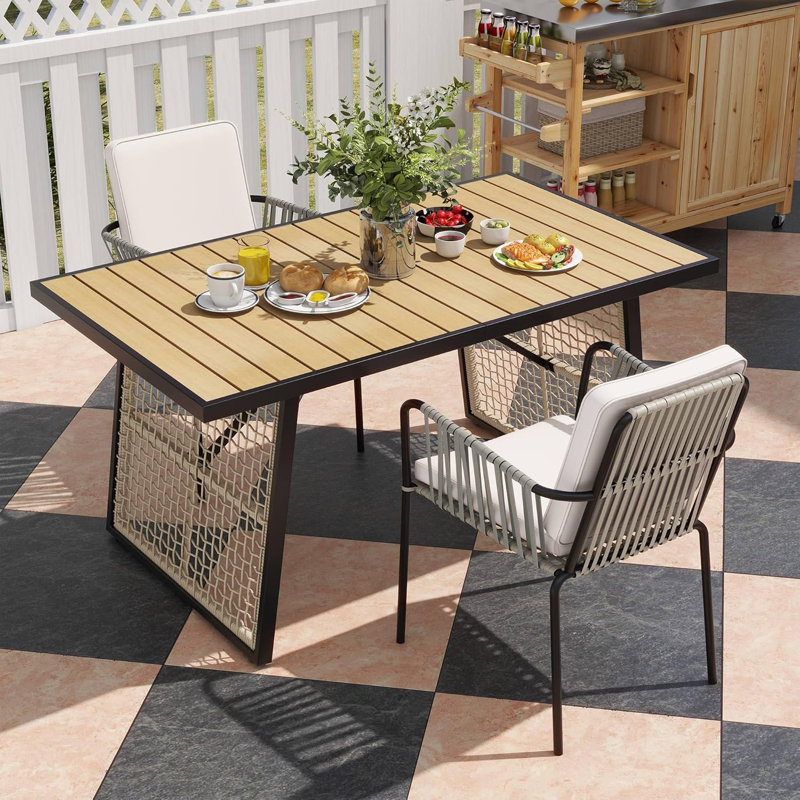 Outdoor Dining Table , 59.1 " W 34.3 " D