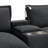 Modular Cloud Sectional | 4-Seat Sofa with Console, USB Charger, Reading Light & Cup Holders for Living Room-61488900
