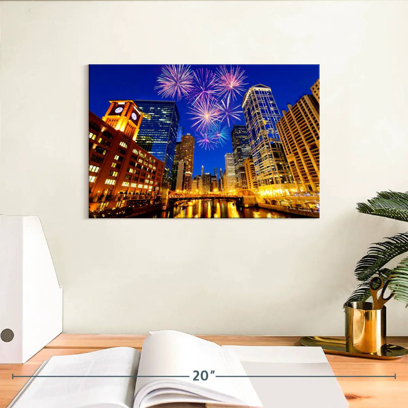 Kavia Chicago Sky Lights, 8" H x 12" W