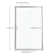 60" - 61" W x 72" H Single Sliding Semi-Frameless Shower Door with Tempered Glass