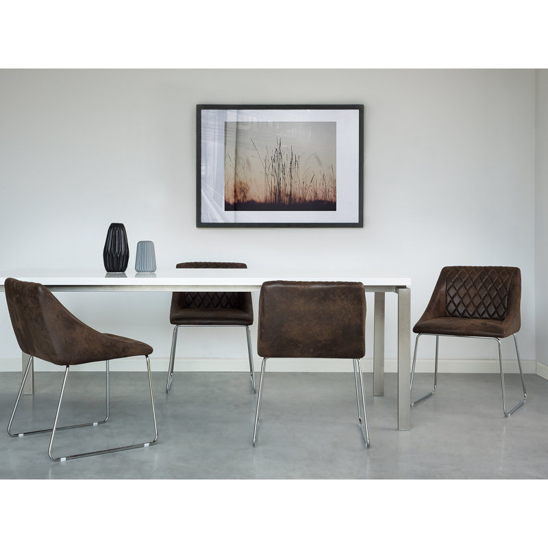 Kirkhill Upholstered Dining Chair, Brown