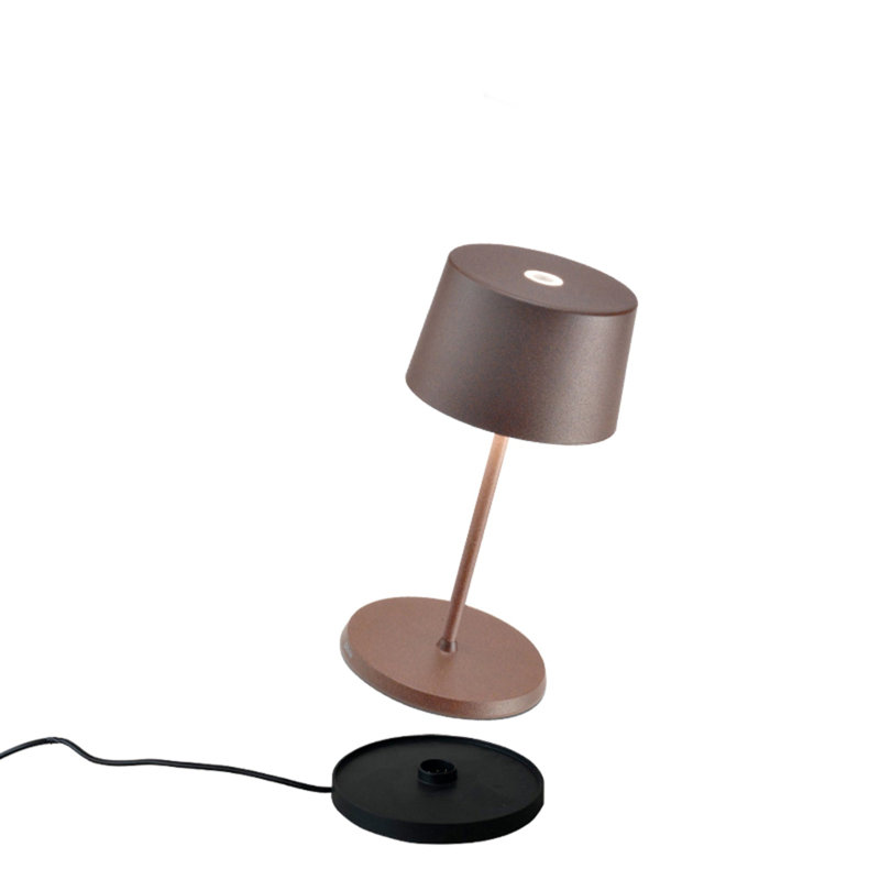 Olivia Pro Mini Table Lamp, Rust
