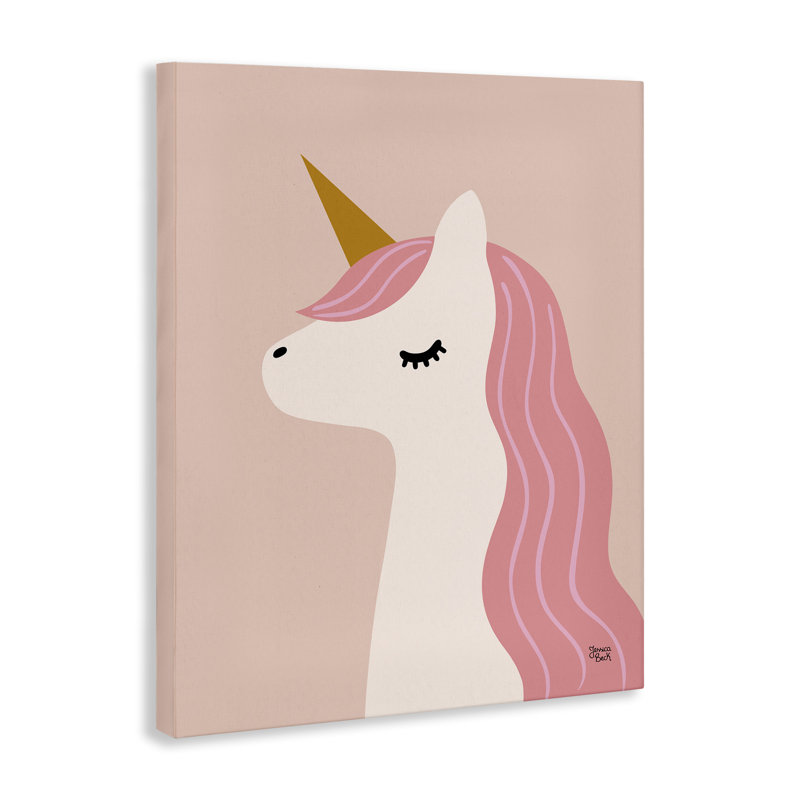 «Unicorn Canvas Wall Art» par Jessica Beck, H 20 po x l 16 po