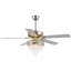 Ventilateur de plafond d'intérieur à 5 pales en cristal avec télécommande et lumière-283039325-283039326