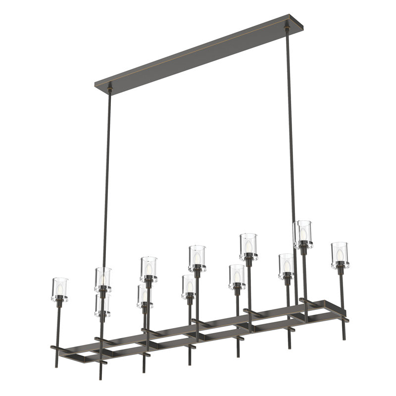 Salita 12 - Light Pendant, Clear Crystal, Urban Bronze