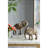 Polyresin Walking Elephant Accent Figurine