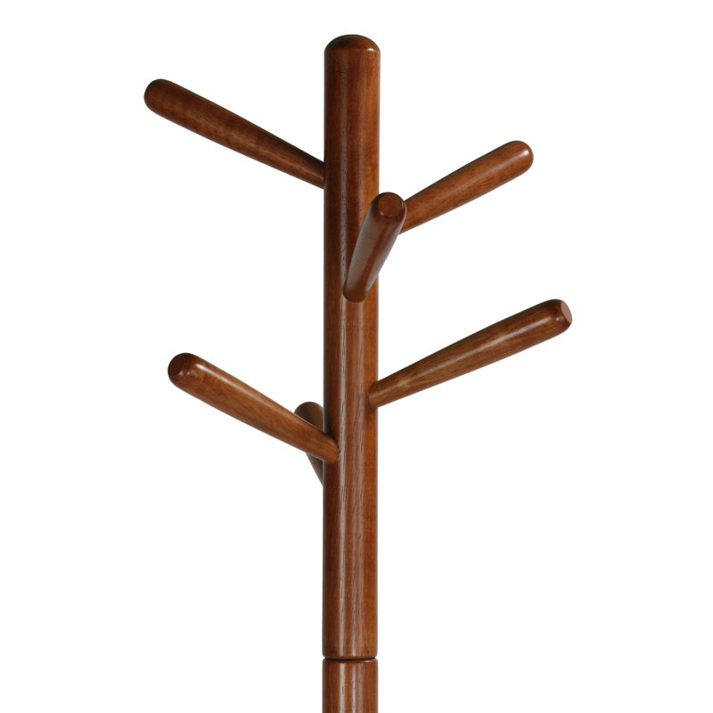 Portemanteau avec rangement Sheelah, Chêne