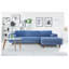 Canapé modulaire Anderson RAF - Bleu denim