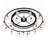 75" Wide Mason Jar 24 Light Chandelier
