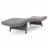 2 Pieces Wicker Chaise Lounge With Aluminum Frame For Patio Poolside Backyard