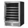 Cosmo Lumin Collection 24 in. 52-Bottle Single Zone Compressor Wine Cooler, Digital Controls, LED Lighting, Stainless Steel