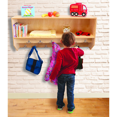 2 Compartment Manufactured Wood Shelving Unit